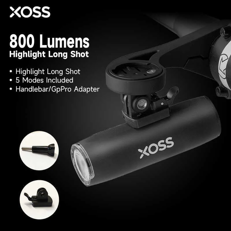 s XOSS 800lumen vélo vélo phare étanche USB Rechargeable vtt avant lampe vélo Flash lumière 0202