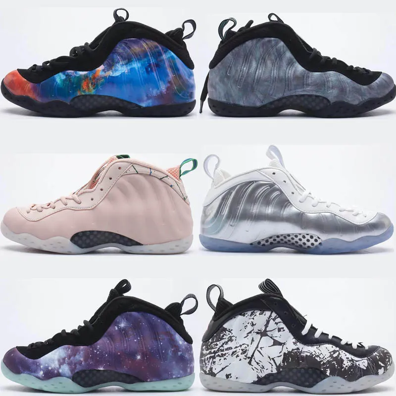 Hommes Foamposite One Chaussures de course Penny Hardaway Baskets Noir Rose Baskets Sports 13