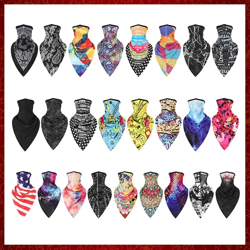 Mzz123 3d Magic Balaclava Motorcycle Moto Neck Gaiter Tube Scarf Biker Motocross Motorbike Głowa maska ​​pokrywka lodowa jedwabna opaska na głowę bandana