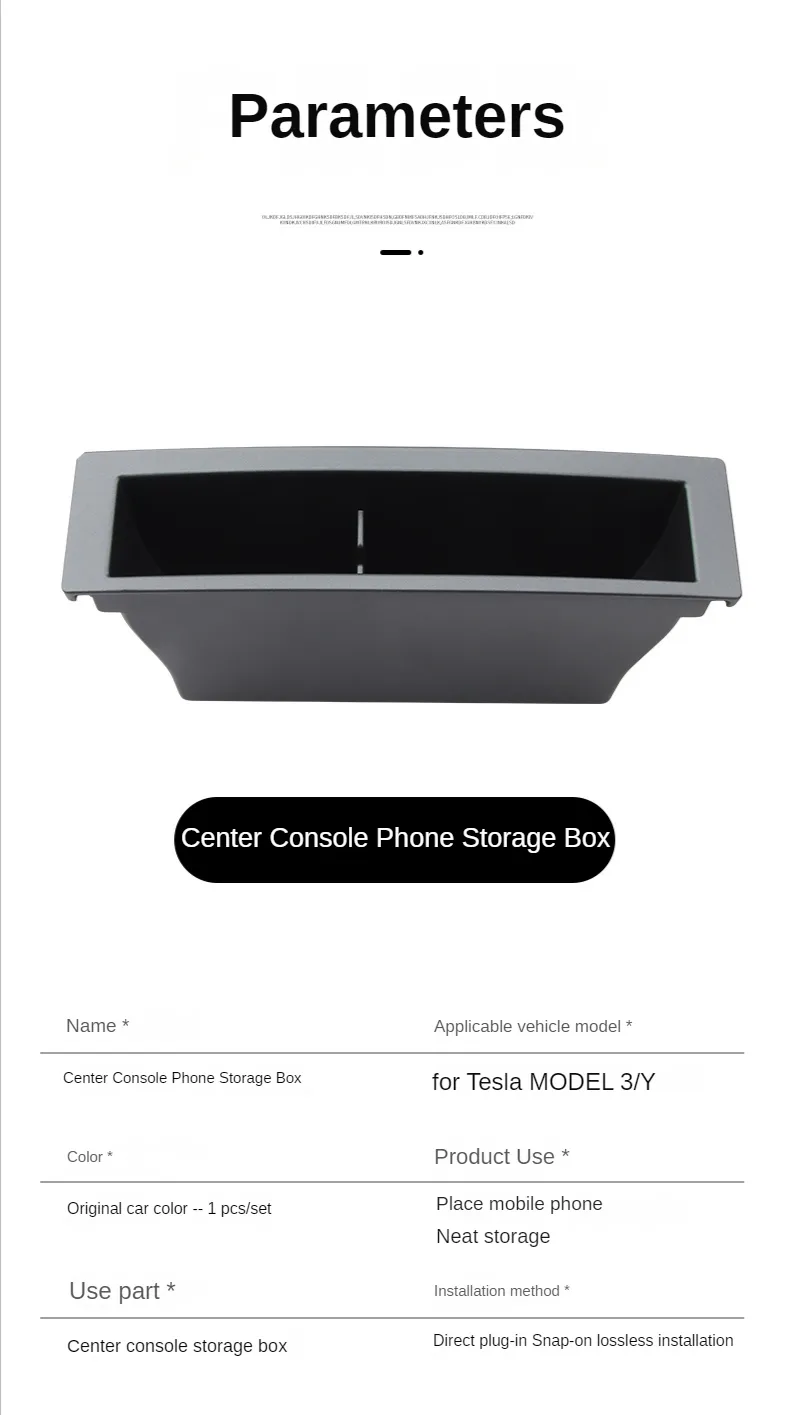Center Console Armlehne Aufbewahrungskiste Karte Schlüssel Handy Aufladen  Kabel-Organizer Hülle mit Kompatibel zu Tesla Model Y 3 2022 2023, aktuelle Trends, günstig kaufen