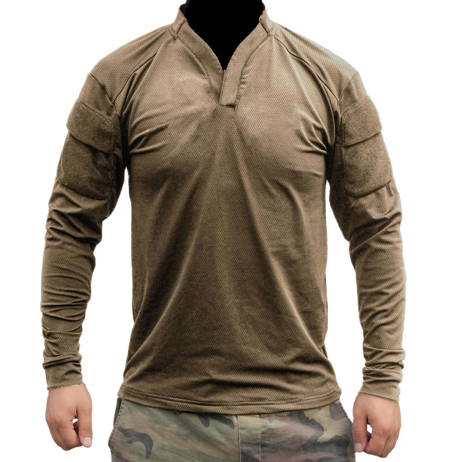 Camisas Casuais Masculinas P002 VS Camisa Tática de Combate Rugby de Manga Longa Camisa de Combate RG Camisa do Exército dos EUA 230202