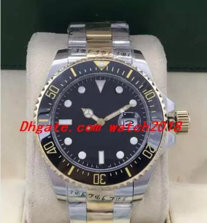 Male WATCH MINT Crown Ceramic 43mm 116613LN Two-Tone 18k Gold Black Dial Automatic Fashion Men's Watches Wristwatch