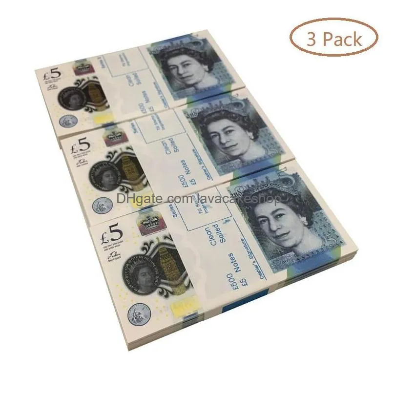 Autres fournitures de fête de fête Prop Money Copie Banknote Faux 10 Euro Jouet Monnaie Enfants Cadeau 50 Dollar Billet Faux Billet Drop de Dh8Yf48D4