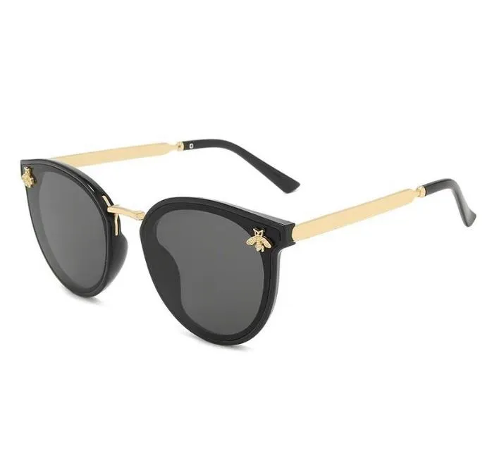 Design luxe abeille lunettes de soleil polarisées pour femmes hommes mode classique rétro dames voyage en plein air Polaroid lunettes de soleil sans boîte