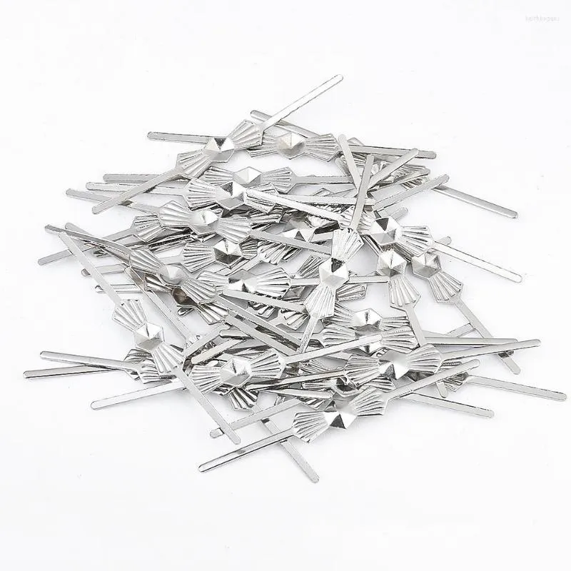 CHANDELIER CRISTAL 100PCS METAL BURCHLE DE BUILLES PINS CONECTOR DE BEAD CLIPES DE TIRA DE PENENTE PENDELAÇÃO ACESSÓRIOS DE LAMP