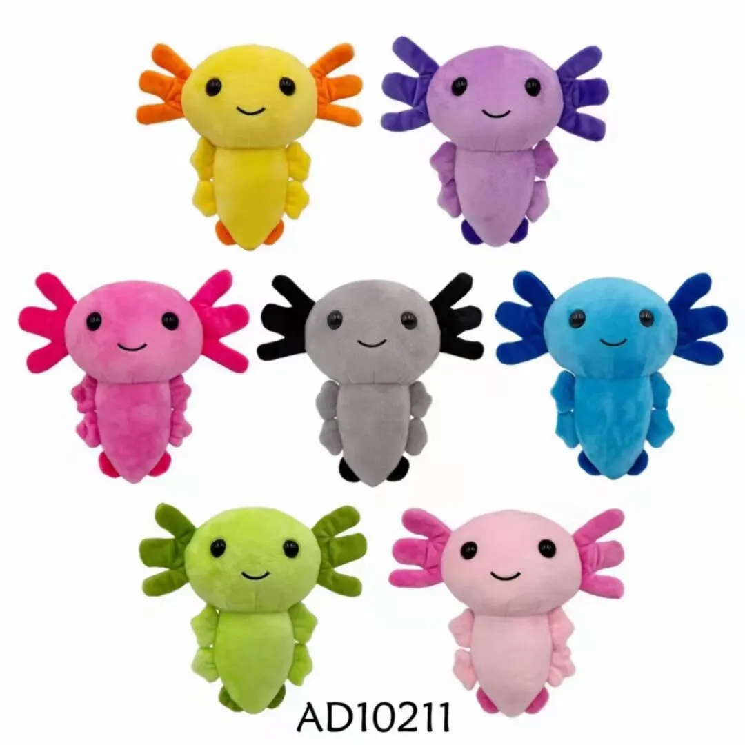 لطيف حيوان أفخم على axolotl Doll Doll Soft Pillow-Pillow-Ambystoma Mexicanum Decoration Toys Kids Gift