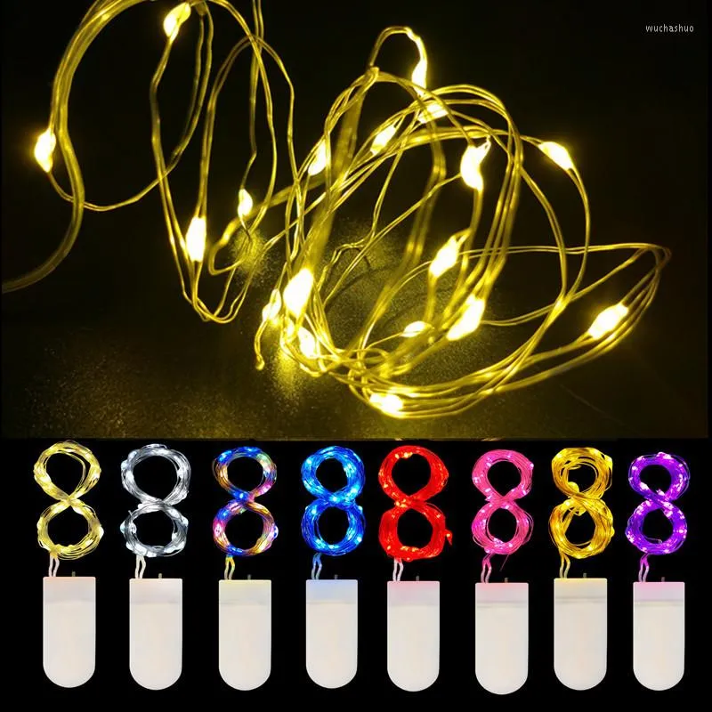 Strings Copper Wire Led Fairy String Lights Wedding Party Decor Room Aesthetic Christmas Decorations for Home Luces de Navidad