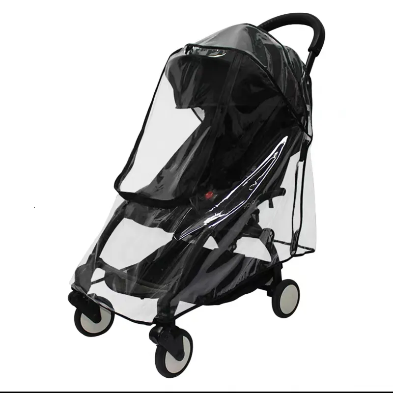 Stroller onderdelen accessoires regen deksel veiligheid eva fit yoyoyo2yoya baby carrige jas univerisaal windstofstofbestendig 230202