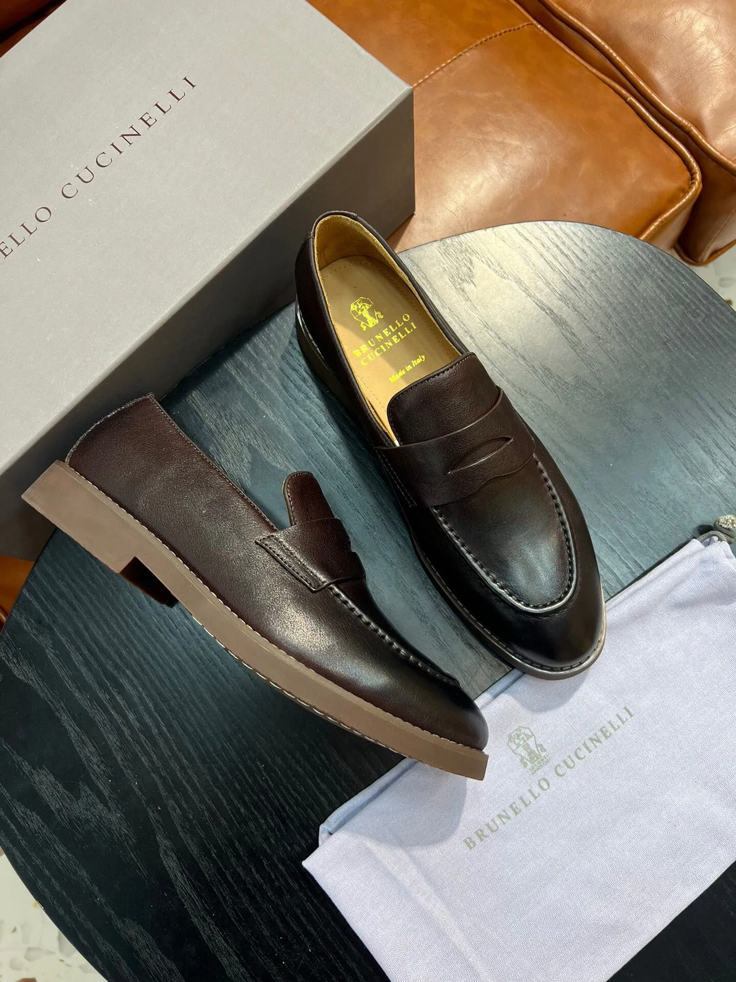 2023 Geweldige nieuwe aankomst Herenontwerper Luxe echte lederen loafers schoenen ~ Tops Heren Nieuwe Designer Loafers schoenen EU-maat 38-46