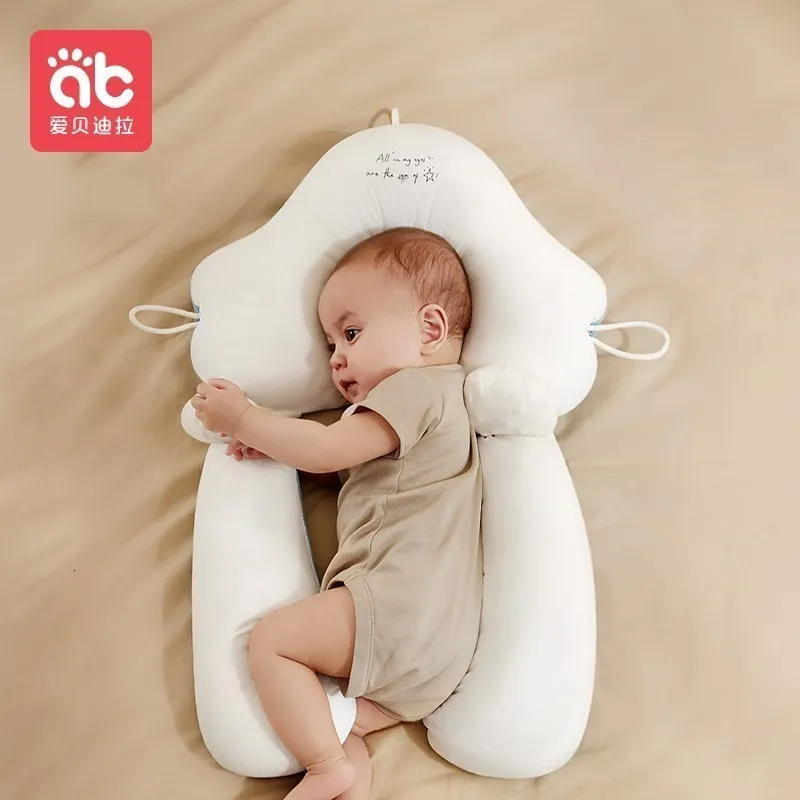 Pillows AIBEDILA for Babies born Infant Baby Things Layette Antiroll Pillow Neck Side Sleep Bedding Kids AB7515 230202