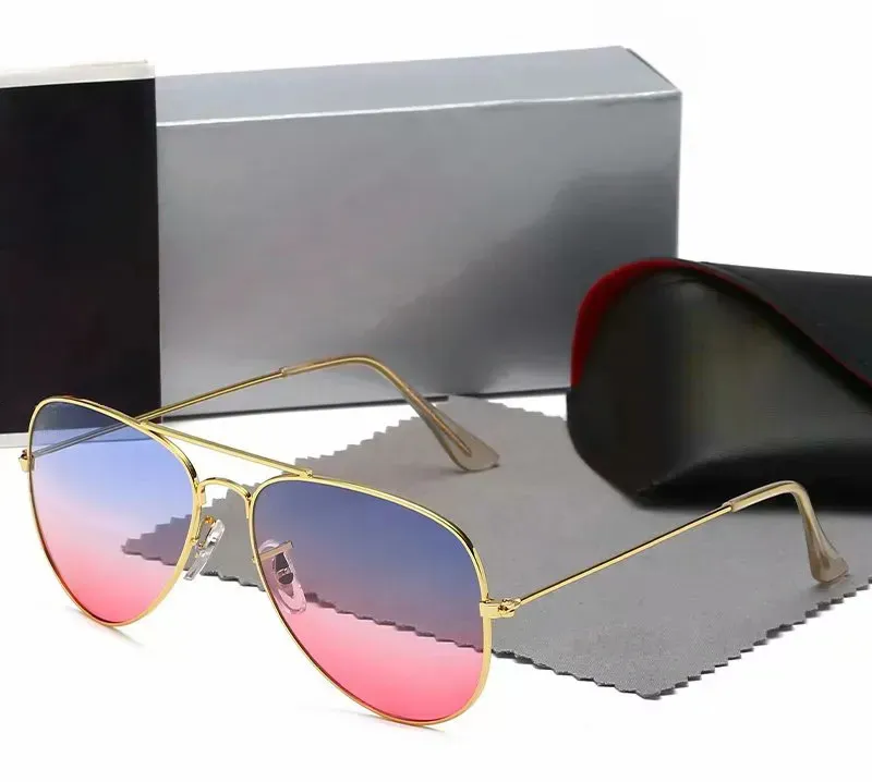 Luxurys zonnebrillen Designer Men Women Piloot bril Zonneglazen frame lens Leuk cadeau jjj