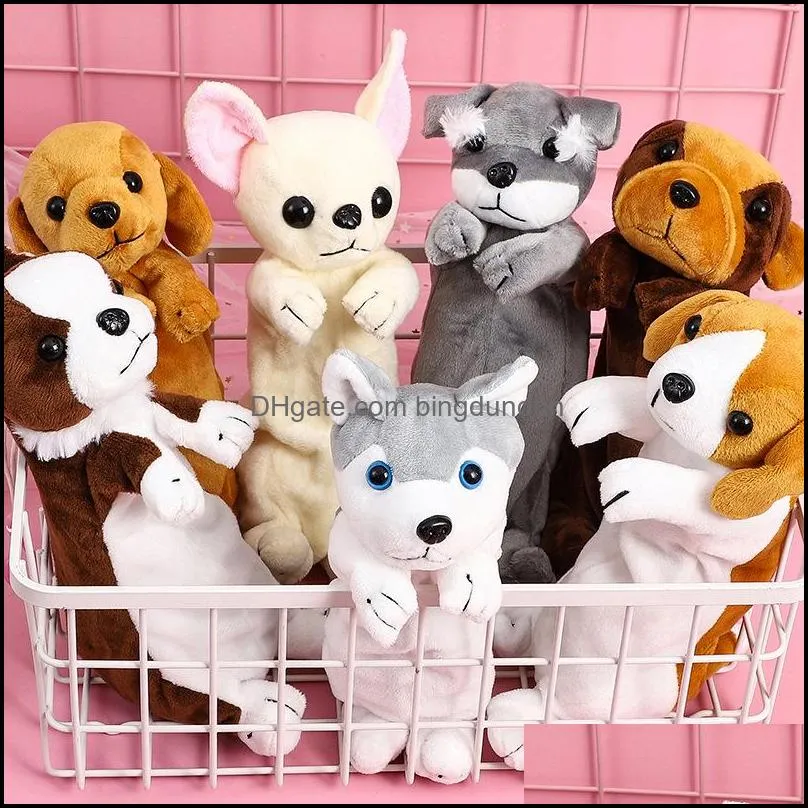 Sacchetti a matita cartone animato plusencil custodia kawaii peluche cuccioli di cucciolo delle scuole forniture per bambini boxe box drop drop business indu dhiun