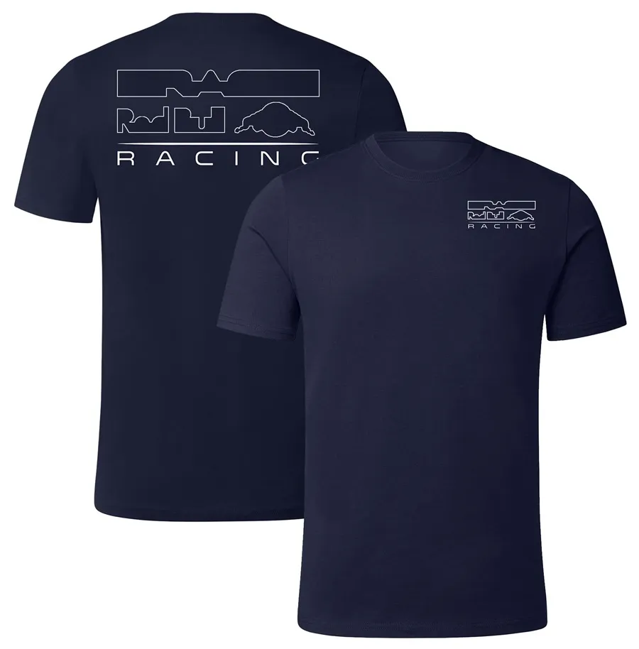 メンズポロスメンズTシャツ2024 F1ポロシャツTシャツフォーミュラ1 TシャツレッドチームTシャツ夏レーシングスペクテーター通気性ティークイックドライモトクロスジャージーDRBK