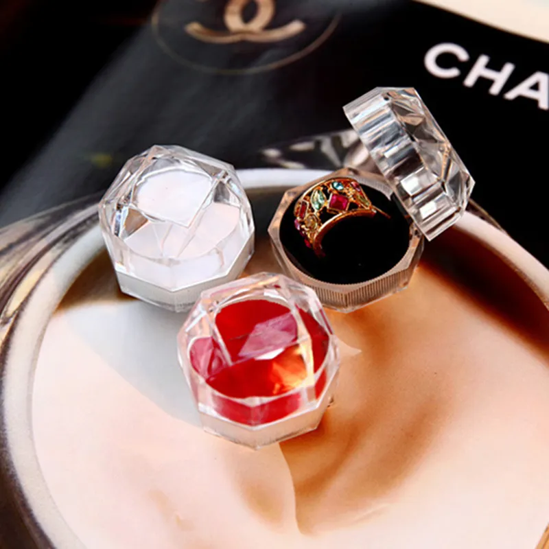 20 Pack Velvet Ring Boxes - Small Jewelry Gift Boxes For Engagement, Wedding, Proposals