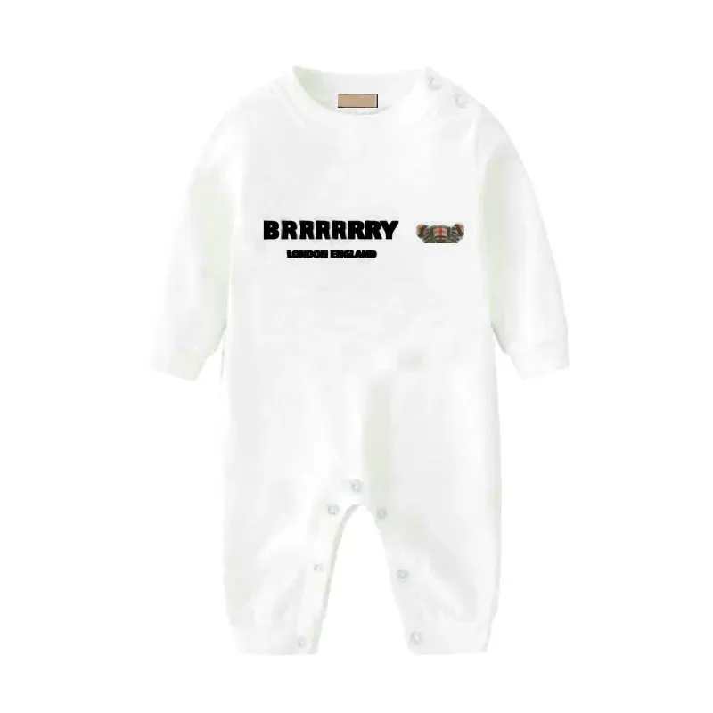 2023 ans Barboteuses Bébé né Bébé garçon Fille Designer Marque Lettre Costume Salopette Vêtements Combinaison Enfants Body pour Bébés Tenue Barboteuse Tenue Combinaisons