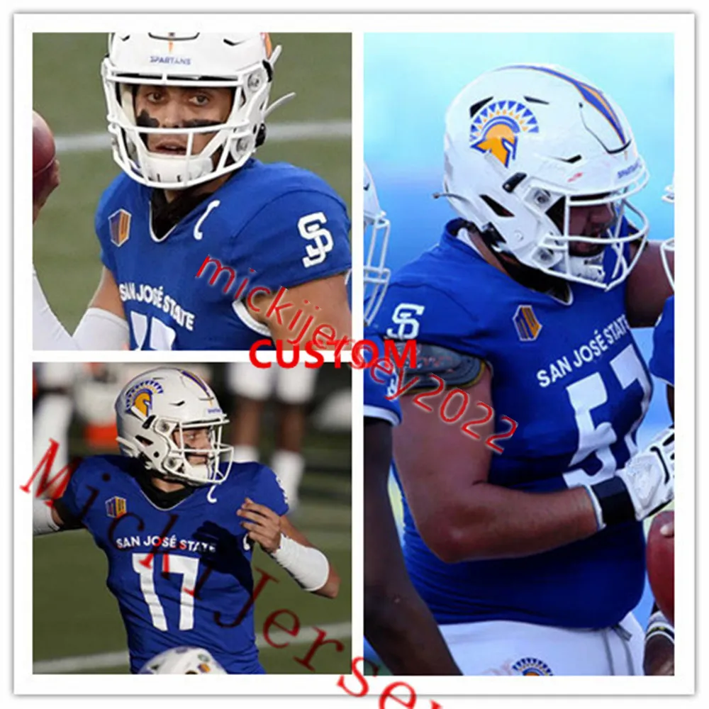 San Jose State Spartans Football Jersey Custom Stitched, Youth Adult  Sizes, Show Your Team Spirit! Kenyon Reed, Jake Steele More!