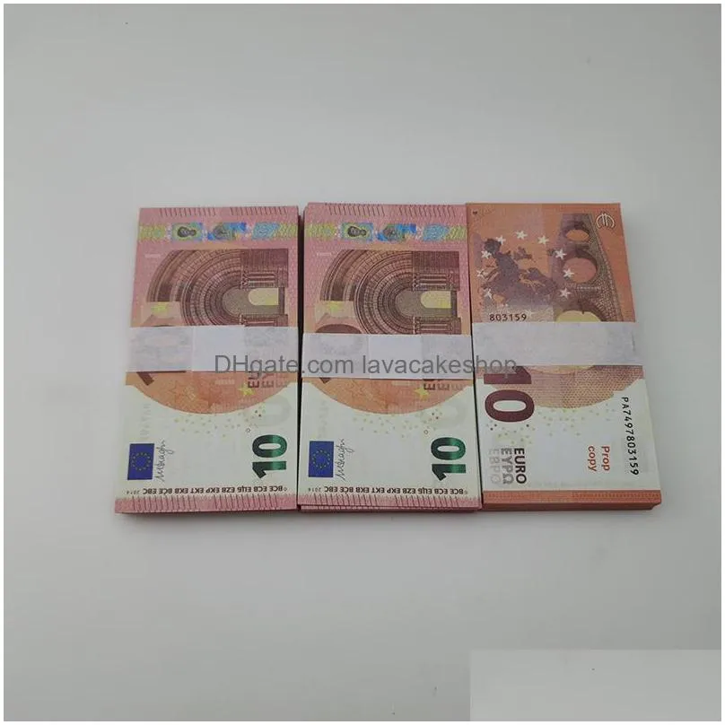 Andere festliche Partyartikel Falschgeld Banknote 10 20 50 100 200 500 Euro Realistische Spielzeugbar-Requisiten Kopierwährung Film Fauxbillet Dhf1YAQ1A