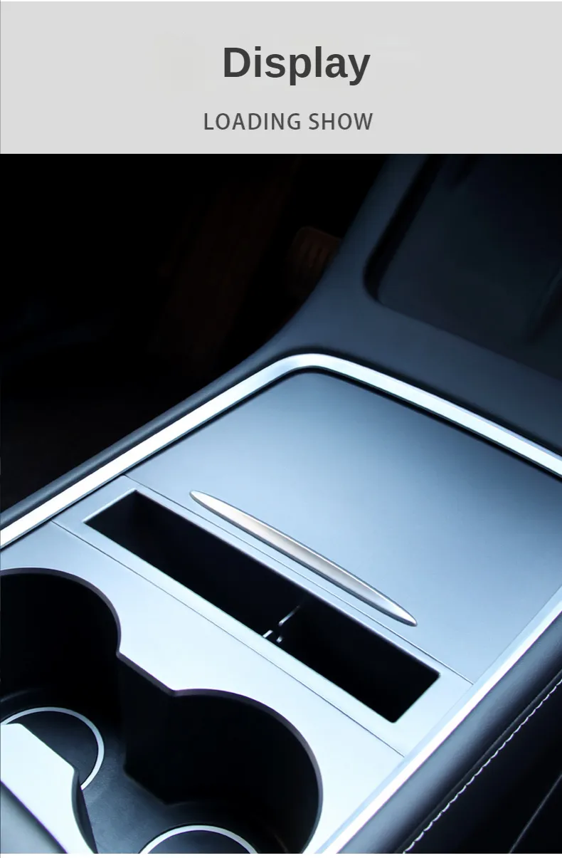 Für Tesla Modell Y 3 2023 Innen Zubehör Center Console Armlehne Lagerung  Box Karte Schlüssel Telefon Ladekabel Organizer Fall Von 12,67 €