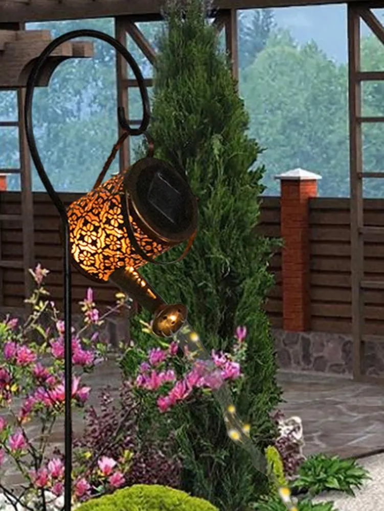 Lampade per prato Can Can Sprinkles Solar Sprinkles Fairy Light Improved Doccia per arredamento da giardino