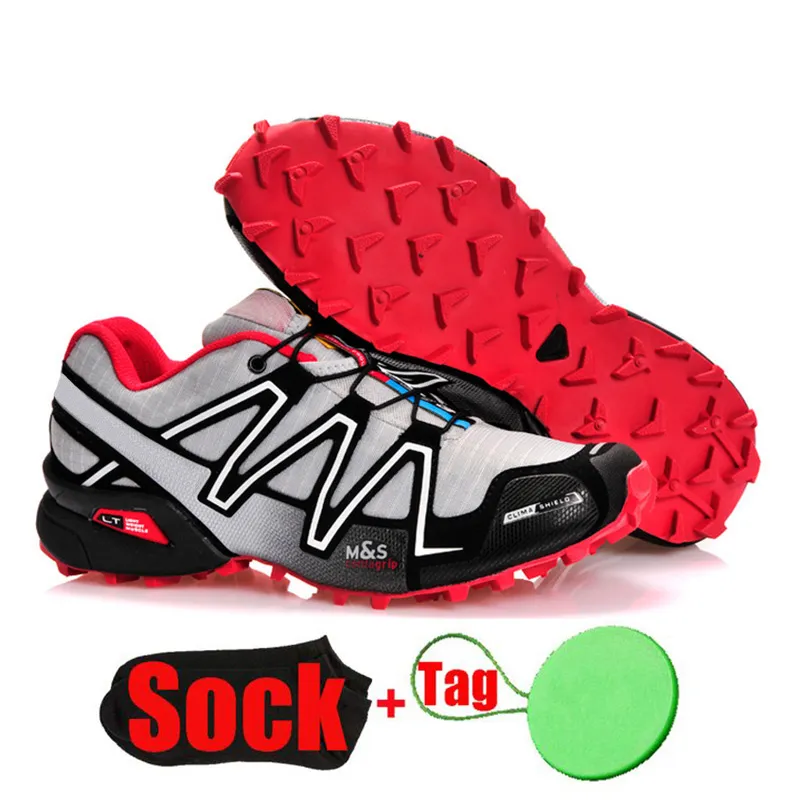 SpeedSpeedCross 3.0 Mens Running Shoes Mesh Triple Black White