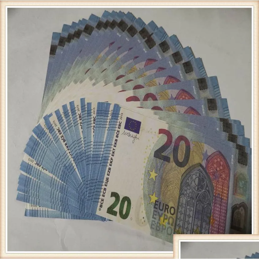 Inne świąteczne dostawy imprezowe bank Euro Większość filmów Kopiuj pieniądze Klub nocny Realistyczna gra Business 20 Prop Fake Paper 15 for Col Dhbvu