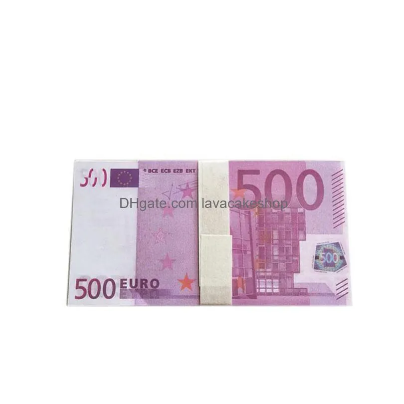 Andere festliche Partyartikel Falschgeld Banknote 10 20 50 100 200 500 Euro Realistische Spielzeugbar Requisiten Kopie Währung Film Fauxbillet Dhf1Y1BS6