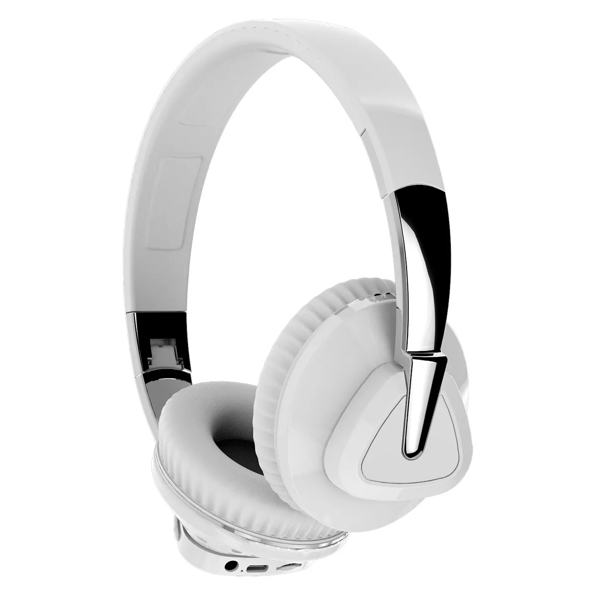 Tr￥dl￶st Bluetooth -h￶rlurar headset Earphone Earmuffs Computer Gaming Head Mounted Music 9D Shock Bass 40mm Typhon HD Microphone Panoramic Stereo