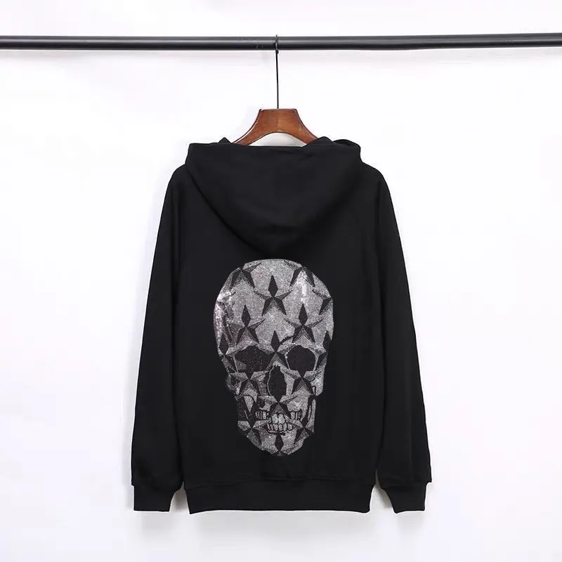 Men's Hoodies & Sweatshirts High-Quality Warm Design Asian Craft Diamond Outdoor Personality Soft Fabric Hoodie Fashion Winter Hooded Luxury