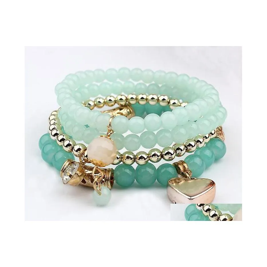 Charm Bracelets Bangles Special Offer Top Beads Process Fashion Bead Bracelet Drop Delivery Jewelry Dhp3I