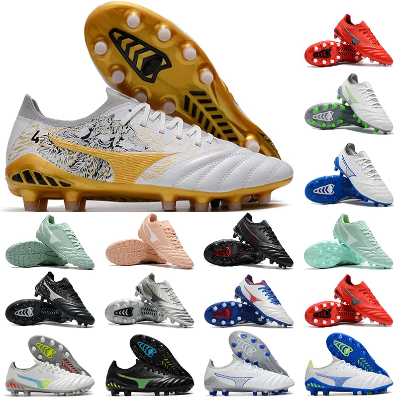 남성 축구화 Morelia Neo III Made in Japan Cleats FG 축구화 Firm Ground Men Scarpe Da Calcio Tacos De Futbol