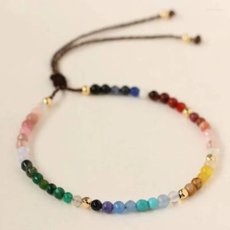 Strand Healing Crystal Chakra Bracciale 12 Segni Zodiacali Bracciale-Costellazioni Bracciale-Stress Ansia Sollievo Meditazione Protezione Yoga