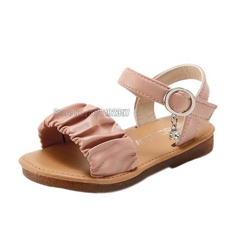 Summerwale Baby Girls Sandals solidne miękkie dzieci maluch wysokiej jakości plażowe anty slip dzieci księżniczki 0202