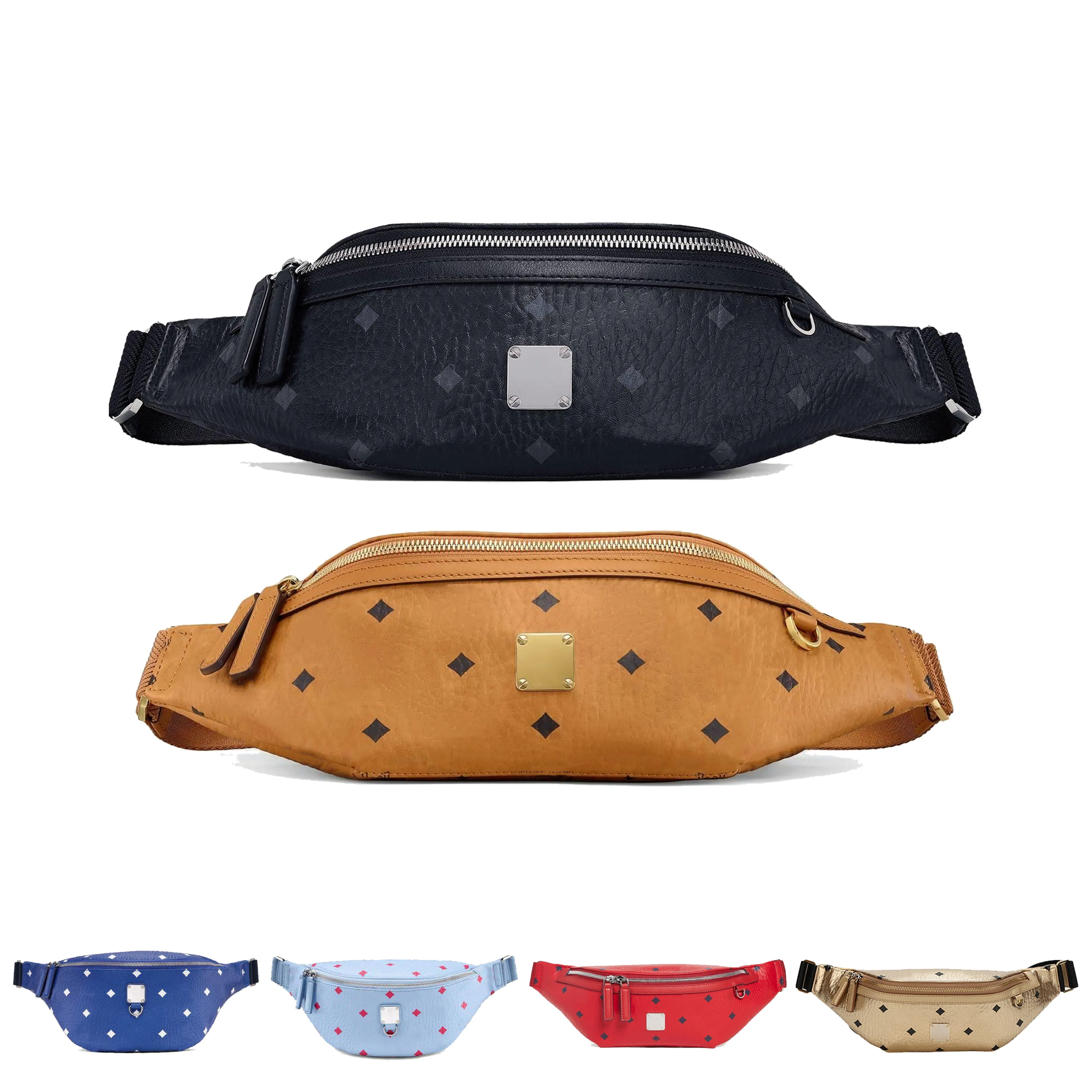 Orijinal Deri Göğüs Paket Mc Erkek Kemer Serseri Çantası Bel Fanny Pack Cüzdanlar Tote Crossbody Moda Omuz Çantaları Luxurys Designers Sport Waistpacks Pochette açık çanta