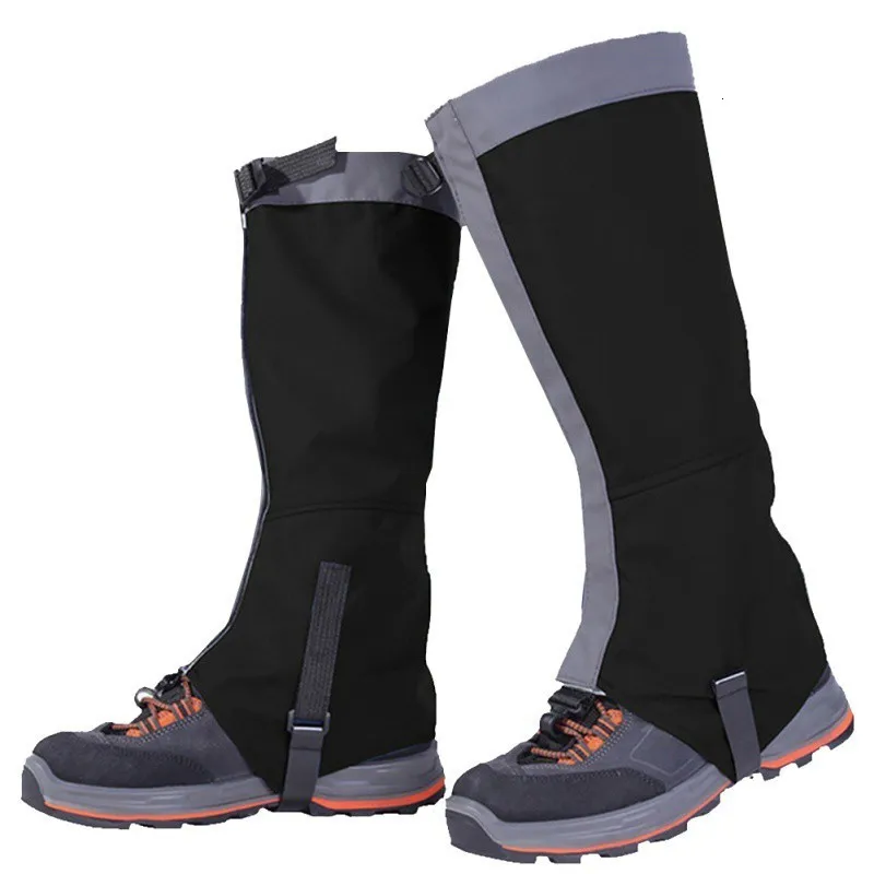 Gaiters su geçirmez kar bacakları yürüyüşçü yürüyüş bot legging ayakkabıları daha sıcak yılan ayakkabı kapak kamp trekking tırmanma avı 230203 için turist