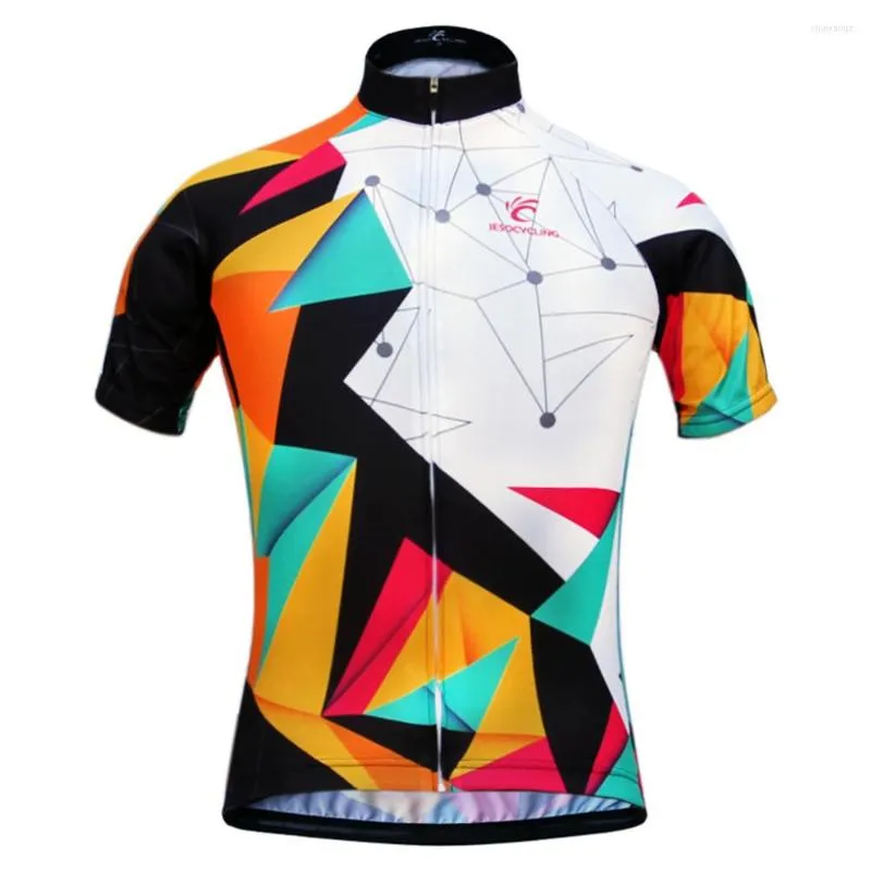 Racing Jackets Women's Cycling Jersey Short Sleeve Breathable MTB Bike Full Zipper Whole Sale Bicycle Clothing