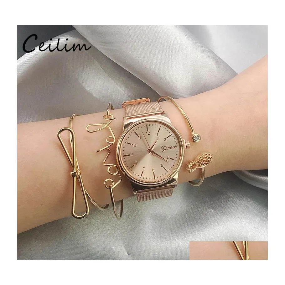 Bangle Women Girl Bowknot Pi￱a Vintage Color de oro Chic Lovely Lovely Bracelets Bracelets Bangles Regalos Joyer￭a ajustable que Otnwa