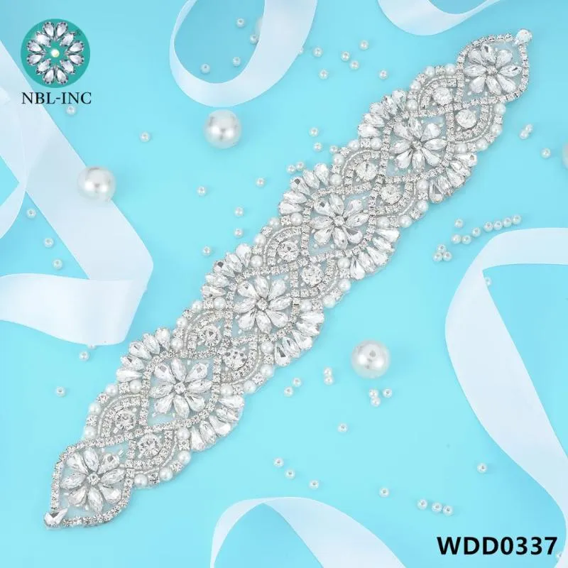 حزام الزفاف (1pc) حزام الزفاف من حجر الراين مع إكسسوارات فستان الماس الكريستال ل WDD0337