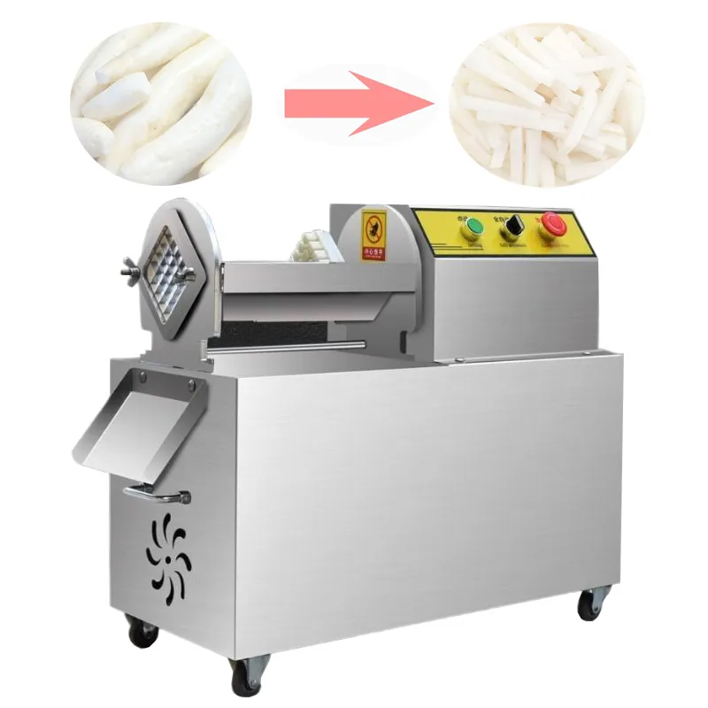 Fries Machine Professional Vegetable Cutter rostfritt stål med 6,5 mm9,5mm10,5mm13,5mm15mm blad för potatis morötter gurkor