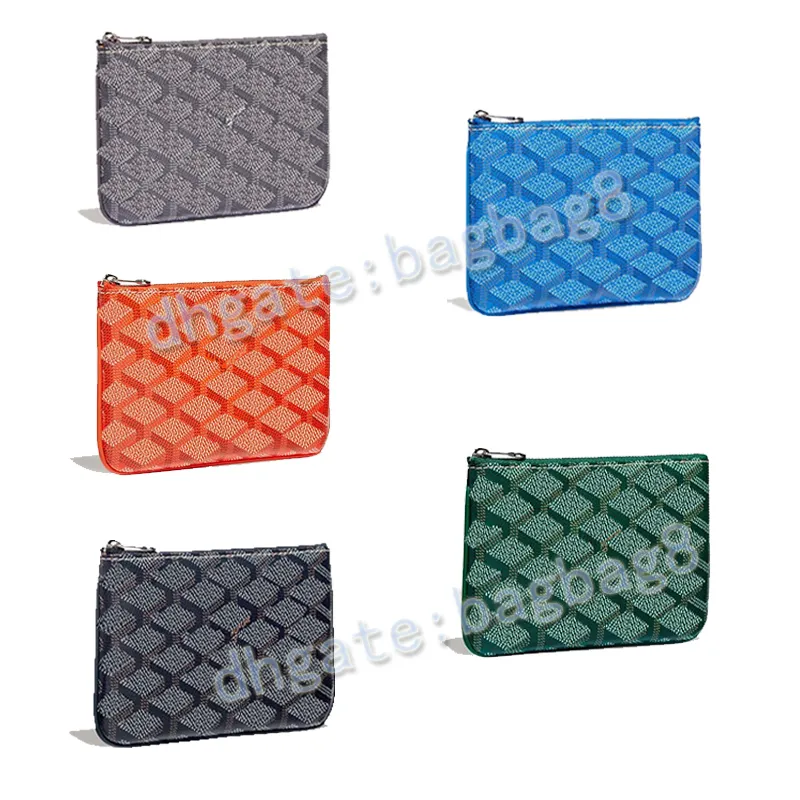 Fashion luxury designer wallets 2023 for men and women bank card holder coin passport holder print style short Zipper leisure Senate Mini wallet Key bag