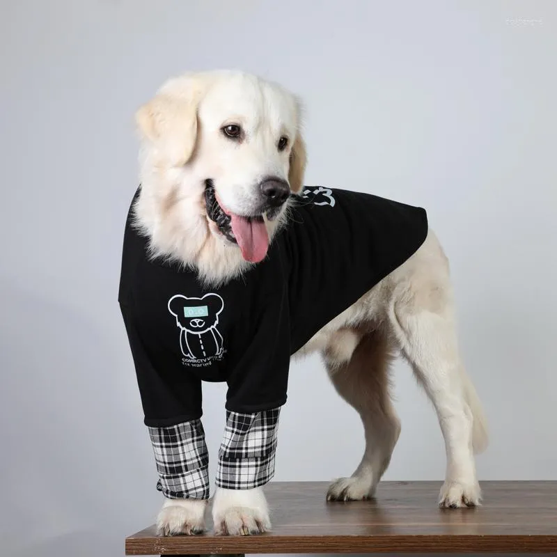 Dog Apparel Large Clothes Spring And Autumn Thin Sweater Golden Retriever Labrador Doberman Accessories