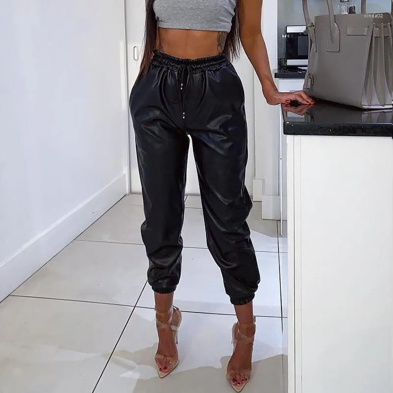 Sarouel cuir 2025 femme