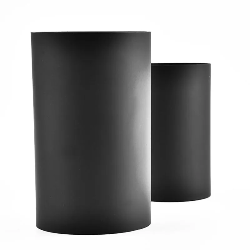 Opslagflessen potten keukengerei houder zwart plastic cilinder servies droogbus bestek bestek Organisator flatware gereedschapstorage