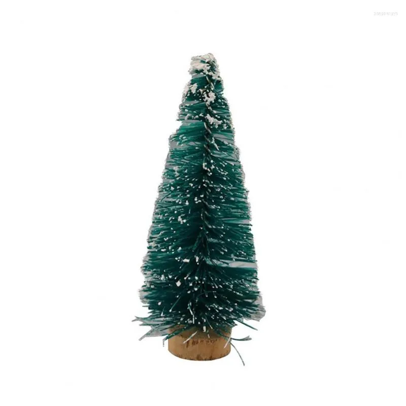 Juldekorationer 1 väska Xmas Tree Decoration Wide Application Desktop Miniature Trees Mini Pine