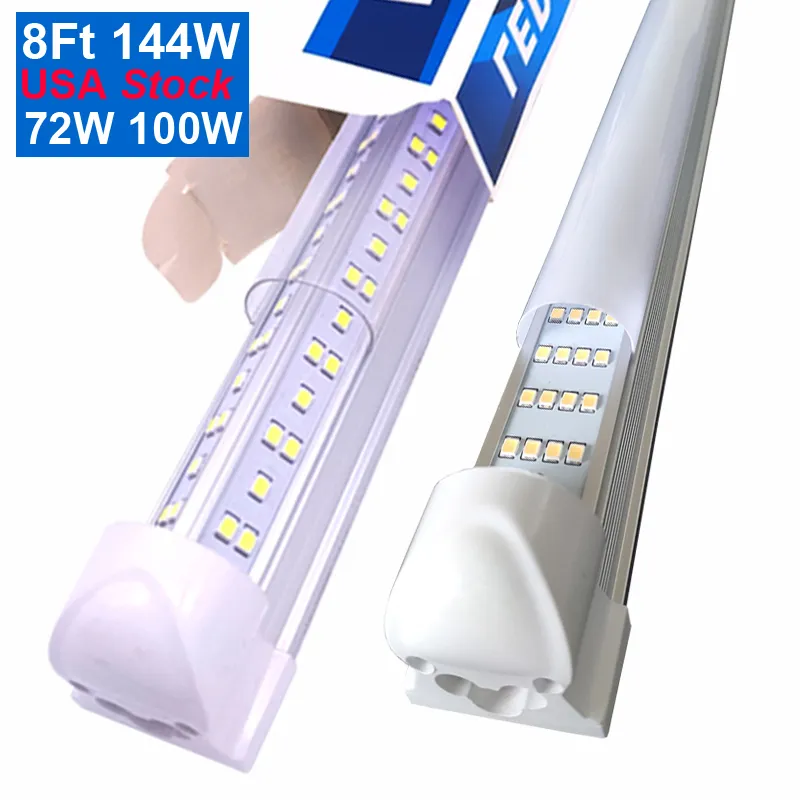 متكامل 3ft على شكل حرف V أنابيب LED الضوء 270 زاوية 28W باب مبرد 900 مم أضواء LED الأنبوب البارد أبيض AC 85-277V 6000K أوساستار