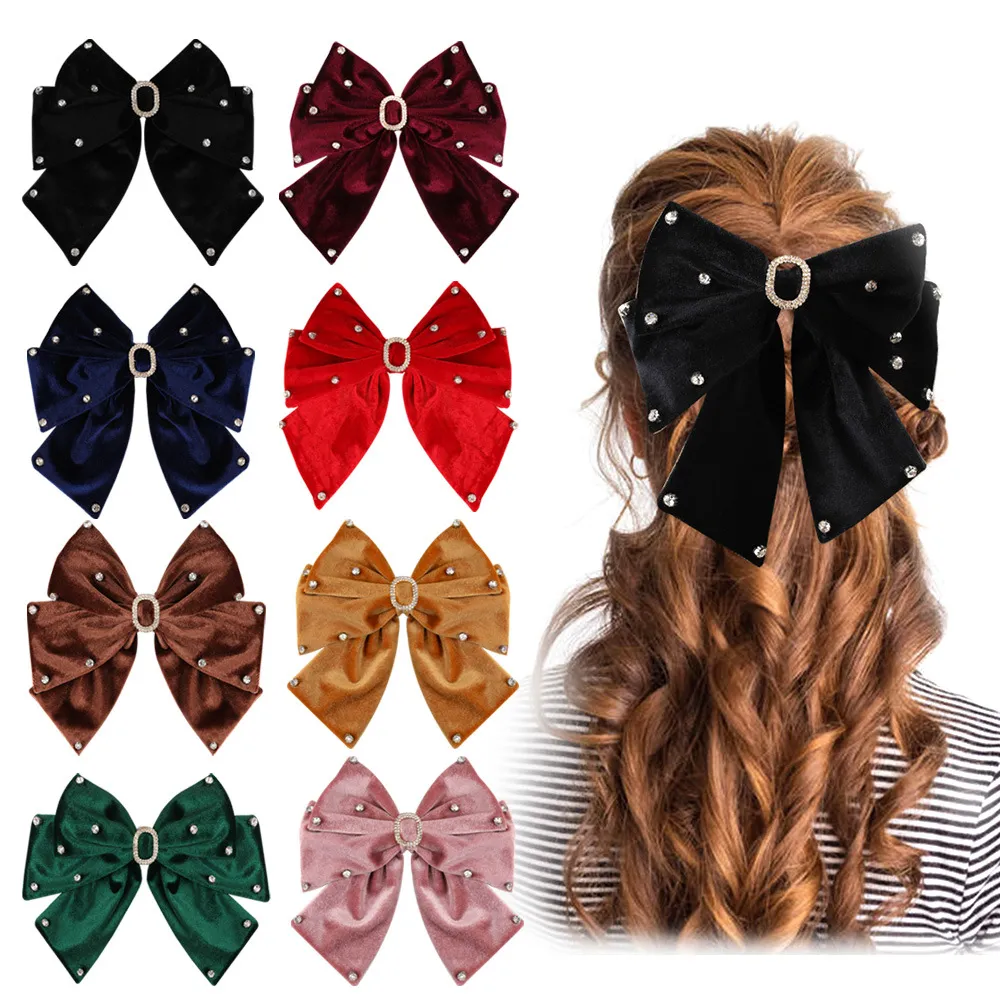 Clip per capelli Barrettes in stile corea Hairpin Sweet Pearl Floral Bow Coil coda di cavallo Donne Accessorio per capelli Fashion