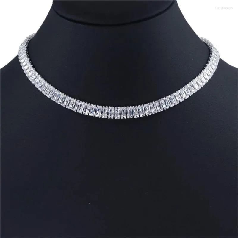 Chains 2023 Luxury Crystal Zircon Necklace Bridal Wedding Ultra Flash Collarbone Chain Claw Exquisite Jewelry Gifts