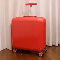 Duffel Bags Candy Color Mini Wheel Luggage G525600 230203