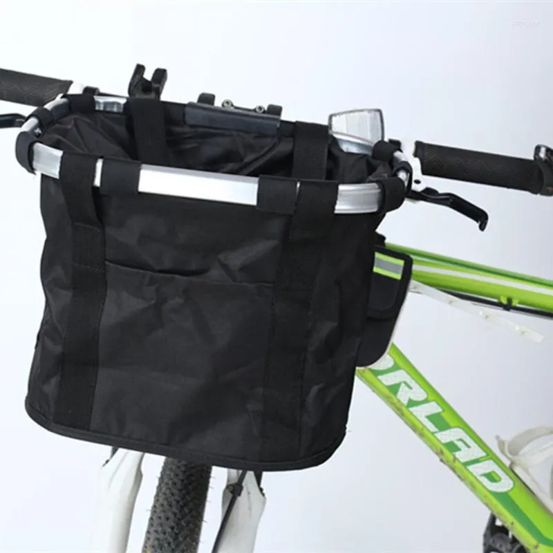 Hondenauto stoelhoezen Pet Bicycle Carrier Bag Puppy Cat Fiets voor mand Verwijderbare aluminium legering Topbuisframe zakje