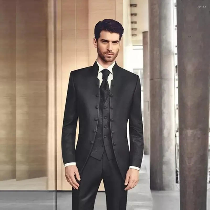 Mens slim fit black suit cheap jacket
