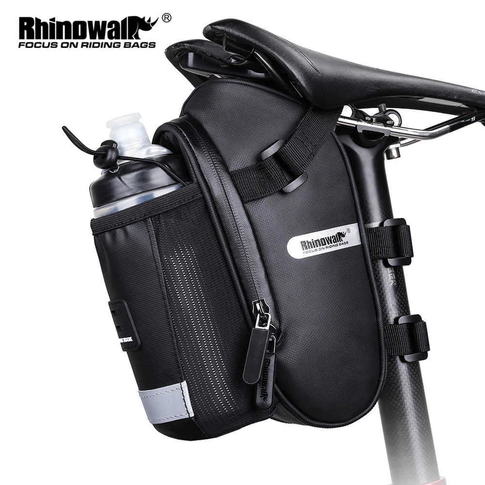 Panniers s Rhinowalk Waterproof Storage Saddle Bicycle Rear Capacity Bag Outdoor Mountain Bike Pack Accessories 0201